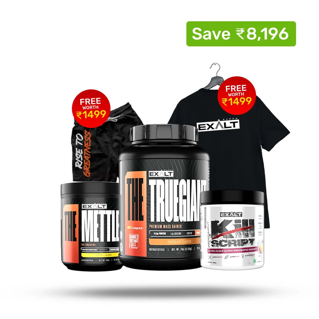 Power,Growth & Endurance Combo + Short & Tshirt