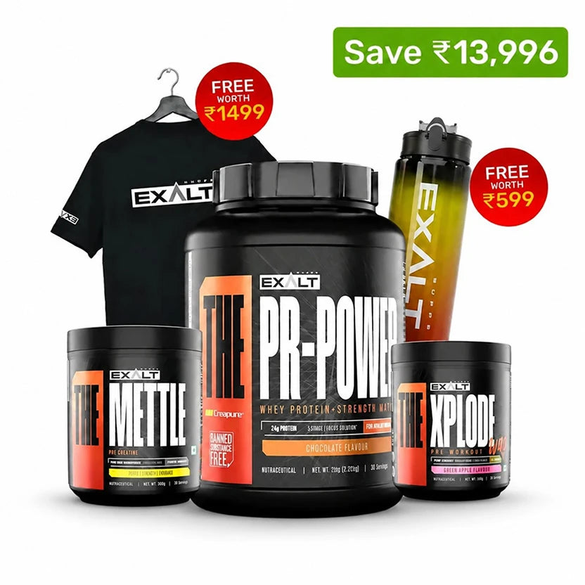 Strength & Mass Combo + Tshirt & Shaker