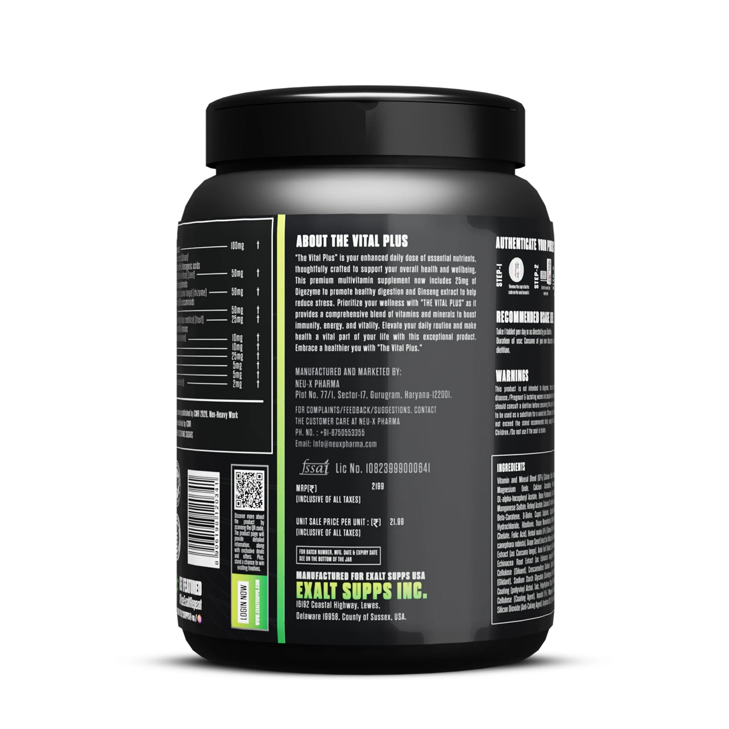 The Vital Plus Multivitamin