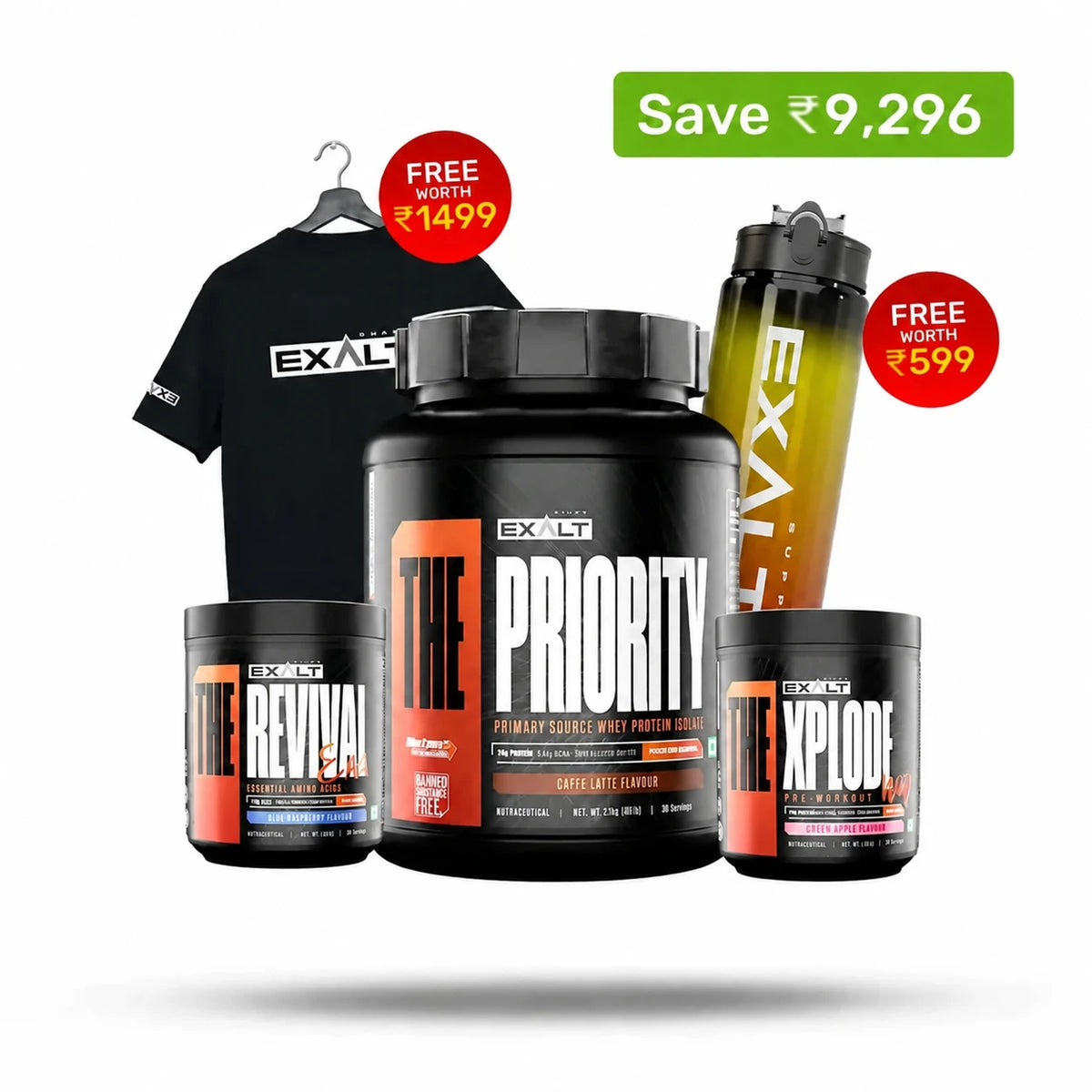 Super Recovery Combo + Tshirt & Shaker