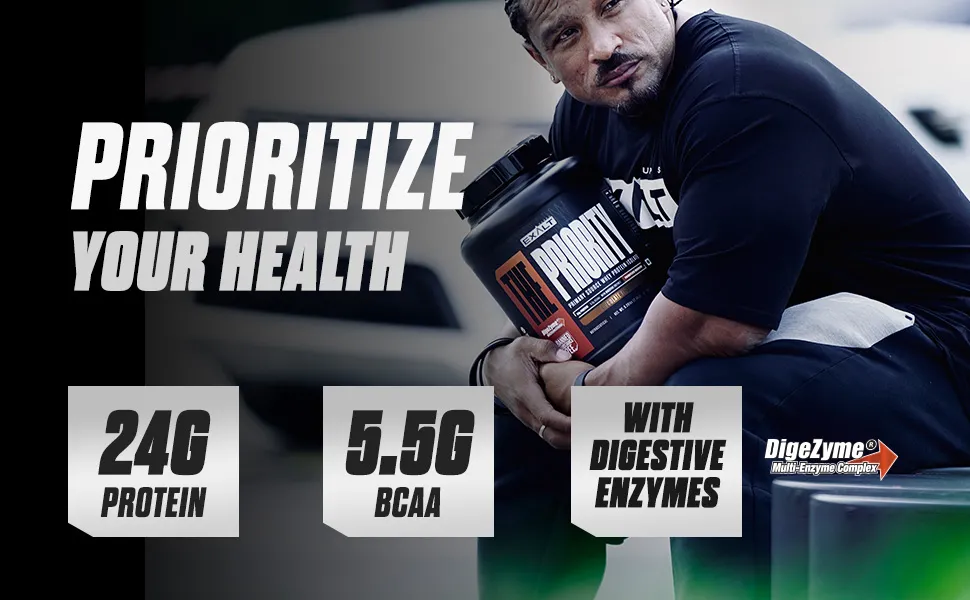 Ingredients of Exalt Supps The Priority whey protein