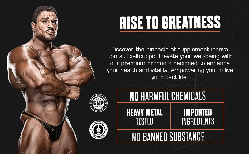 Exalt Supps brand's quality trusted by Roelly Winklaar