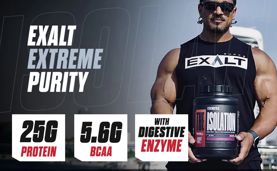 compositions of Exalt Supps whey isolate protein The Isolation