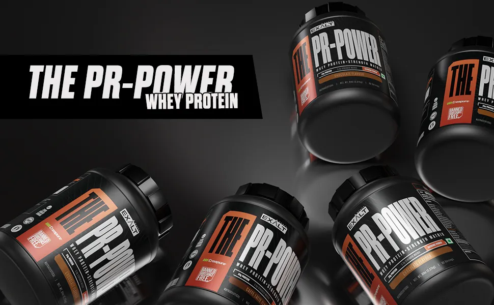 some black jar of whey protein pr power on the floor