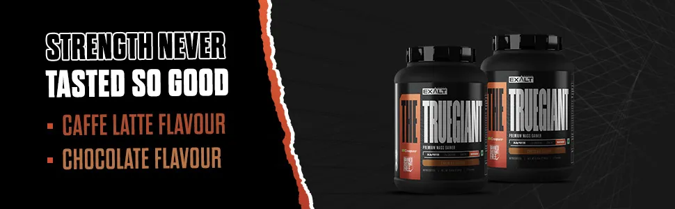 two delicious flavor of exalt supps mass gainer the truegiant