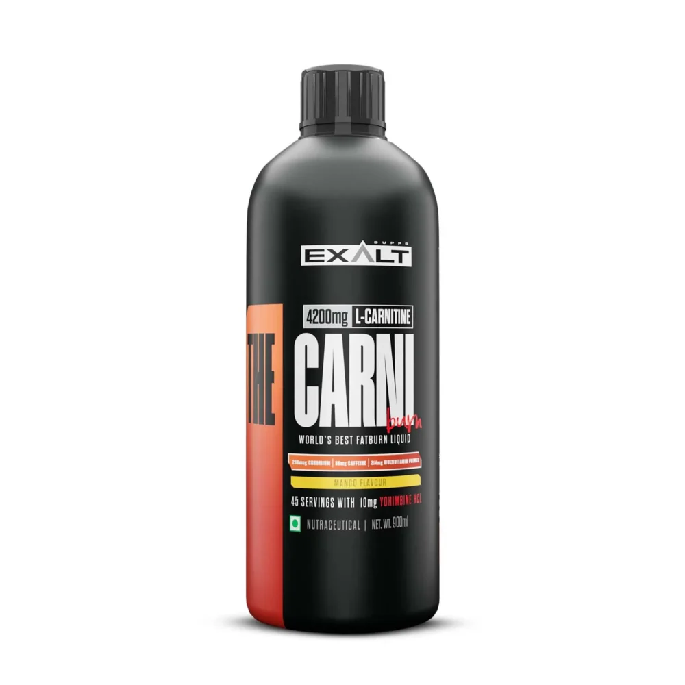 A liquid fat burner bottle-The Carni burn by Exaltsupps